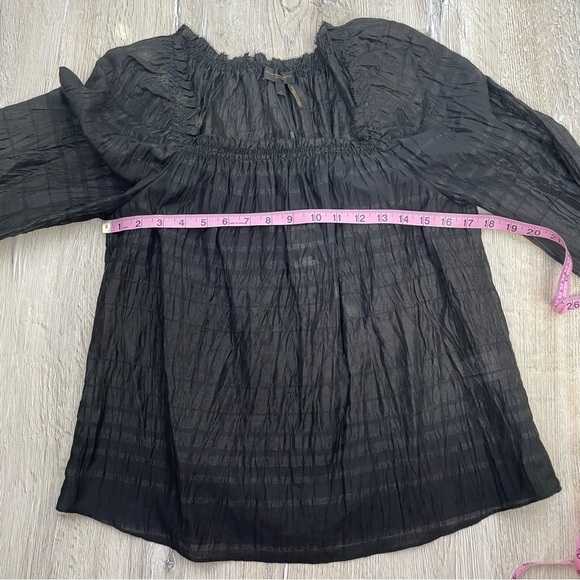 Donna Karen Linen Blouse - Picture 9 of 11